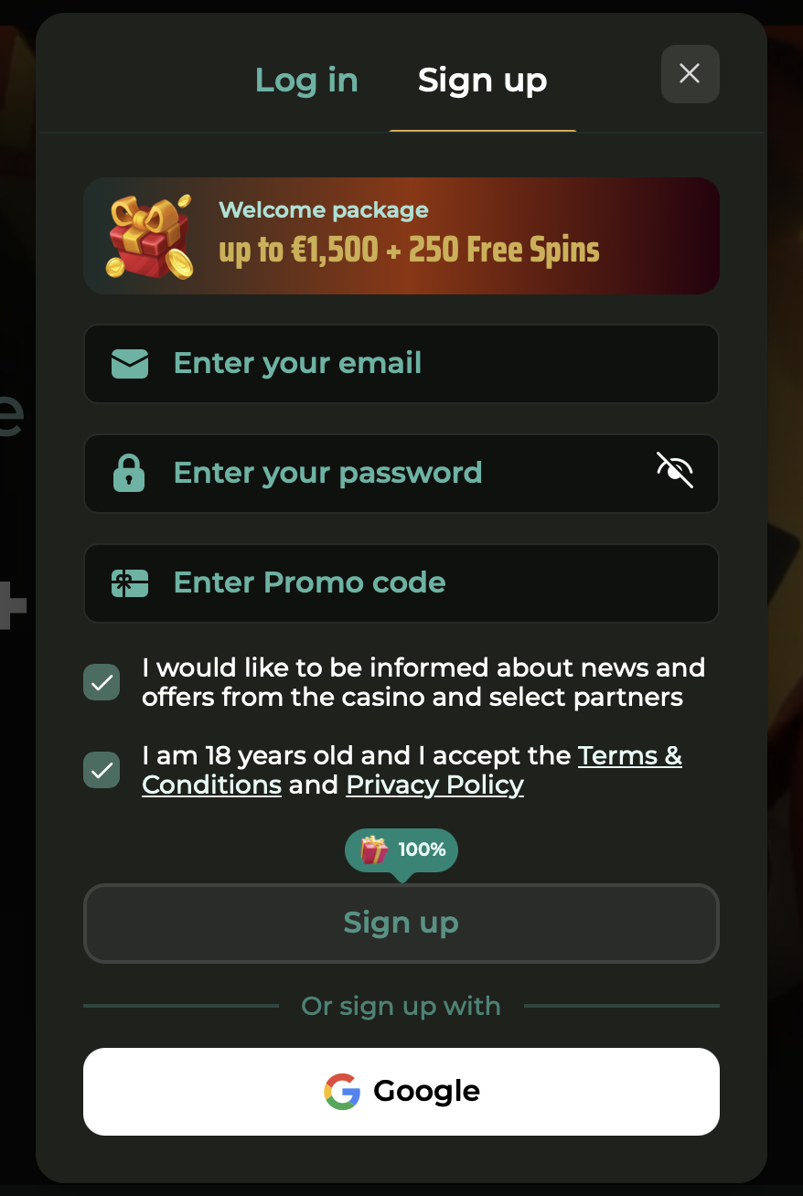Screenshot of Wallet interface